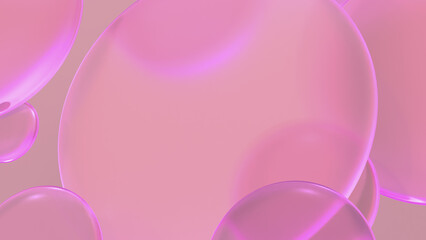 Obraz premium カラフルなレンズ群の3Dイラストレーション