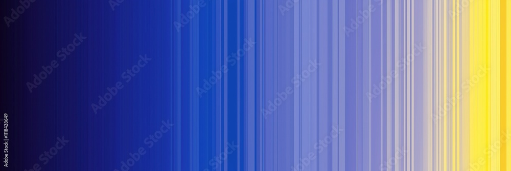 Poster Abstract gradient pattern vertical lines background transition blue to yellow hues