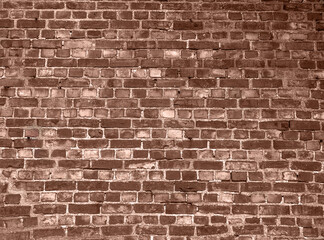 Fototapeta premium Antique brickwork background. Old-aged brick background
