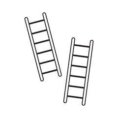 ladder icon vector illustration sign