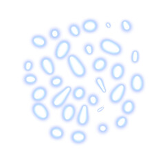 neon cartoon action space light party