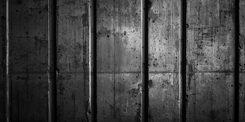 Textured concrete wall with vertical lines industrial vibe