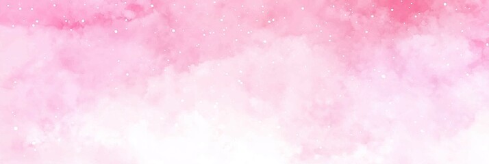 Obraz premium Soft pink and white watercolor background