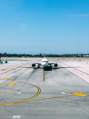 Plane in the airport