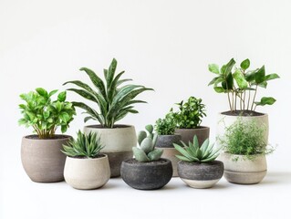 Obraz premium Potted Plants on Table