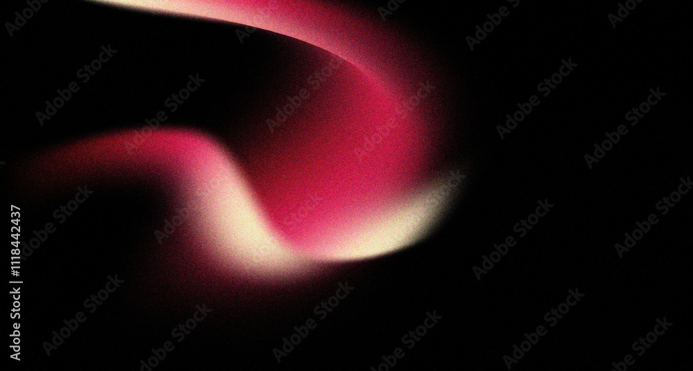Wall mural grain dark pink white gradient and noise colorful abstract background with grain noise effect textur