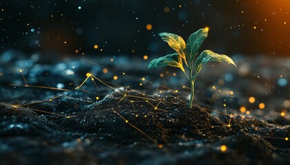 Digital Visualization of a Growing Seed in Plant Research