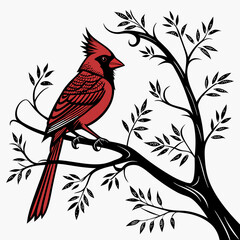 cardinal vector,christmas cardinal  ai