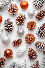Pine Cone Decorated Table