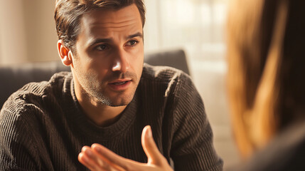 Maintain eye contact with the speaker while lightly nodding to show understanding and support, fostering a collaborative environment during discussions.