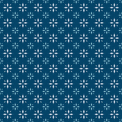 Modern geometrical pattern blue background