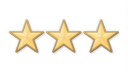 gold star on white background