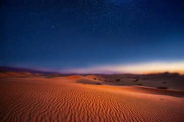 sand dunes in the desert