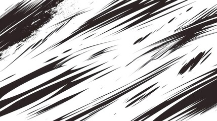 Obraz premium Black paint isolated on white background