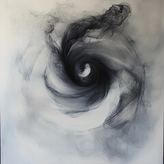 Fototapeta premium smoke on a white background