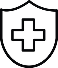 Obraz premium Healthcare - thin line vector icon set. Pixel perfect. Editable stroke. The set contains icons: Healthcare And Medicine, Doctor, Telemedicine, Medical Exam, A Helping Hand