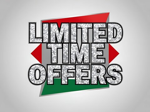 Limited Time Offers Advertisement Graphic Design