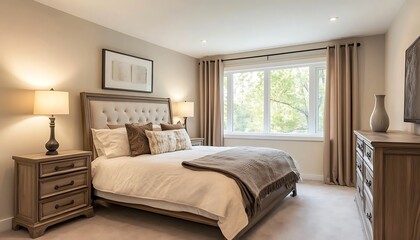 Luxurious Beige Bedroom Interior Design Modern Home Decor