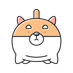 plushies kawaii color icon vector. plushies kawaii sign. isolated symbol illustration