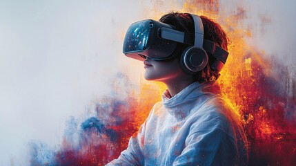 Obraz premium AI and virtual reality experiences