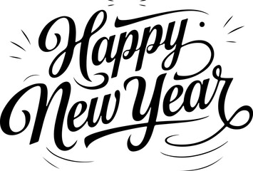 Happy New Year  Art & Illustration