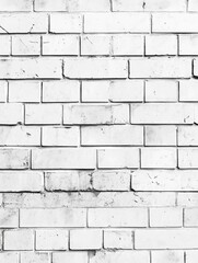 Brick wall in monochrome
