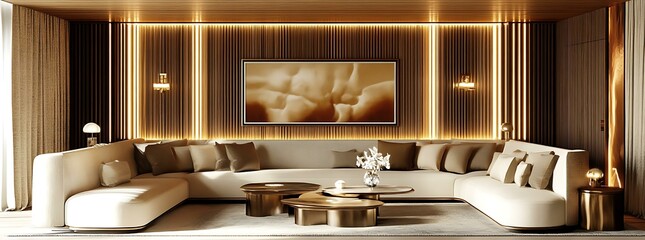 Modern Luxury Living Room Design