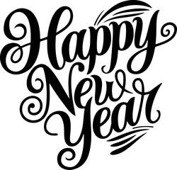 Happy New Year  Art & Illustration