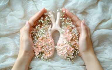 Tuberculosis awareness: lung depiction, health education, disease care, respiratory focus, medical illustration, infection prevention, diagnostic insight, global outreach, pulmonary model.