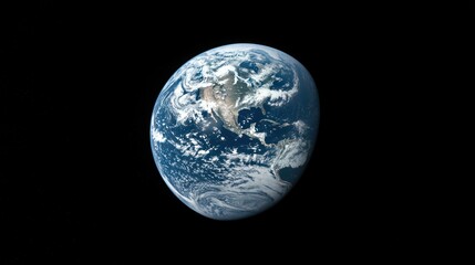Naklejka premium Our Blue Planet: A Stunning View of Earth from Space