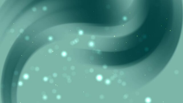 Teal swirls, bokeh lights, stars create a dreamy backdrop. Suitable for backgrounds, graphic design, holiday themes, and magical concepts.