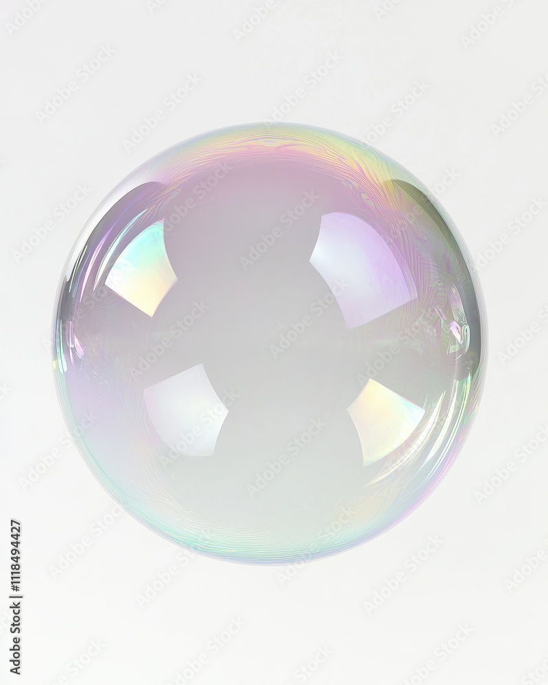 Poster captivating bubble formation indoor setting minimalist environment close-up view science of surface 