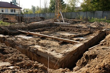 Building the Foundation: A Construction Site for Your Dream Home