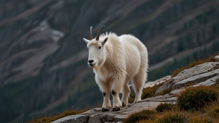 Obraz premium Mountain Goat Portrait
