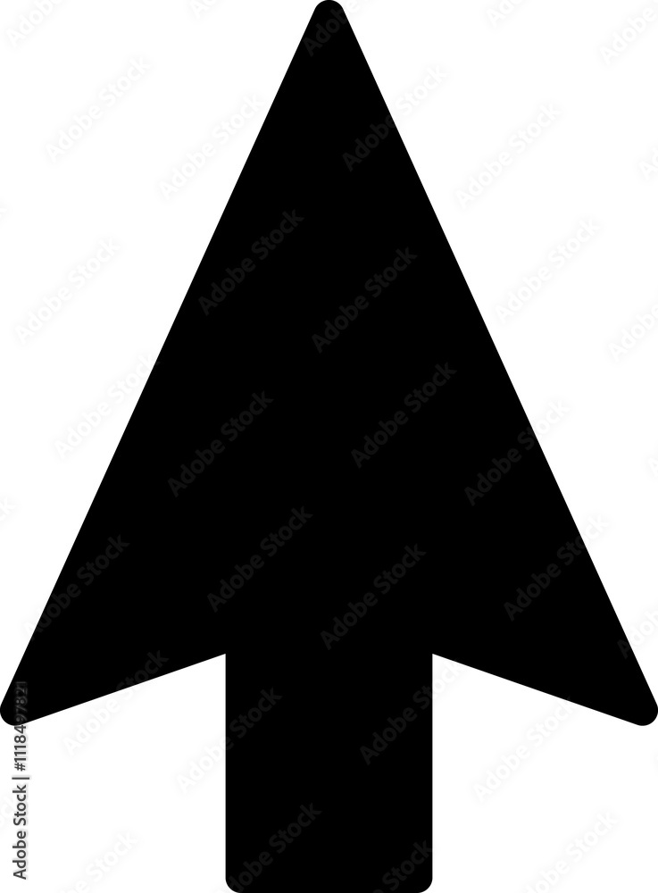 Poster mouse click cursor icon. hand mouse pointer pictogram on transparent background. finger web click po