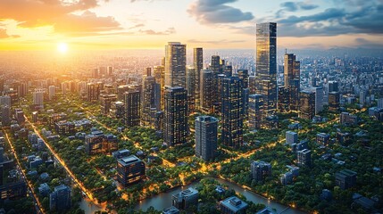 Obraz premium smart healthcare in urban environments