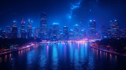 Fototapeta premium AI and machine learning in smart cities