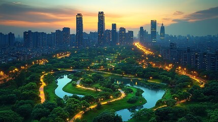 Fototapeta premium smart city innovations and future trends