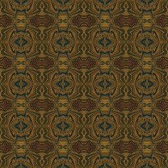 Brightly colored symmetrical geometric patterns