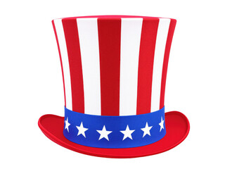 American Hat PNG Transparent Image | Stock Photo of Iconic Stars and Stripes Patriotic Headwear