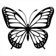 Butterfly silhouette icon vector design image illustration. Butterfly silhouette logo icon image design illustration. butterfly icon. sign design