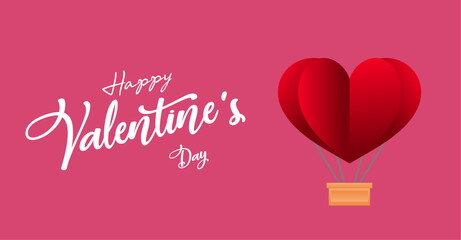 Happy valentines day vector illustration