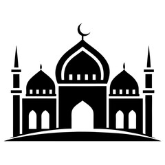 taj mahal vector illustration