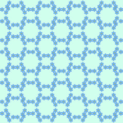 Light abstract seamless pattern of hexagons