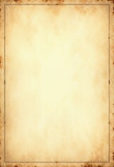 Vintage blank background with aged parchment texture and subtle border design