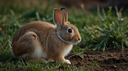 Fototapeta premium Bunny in the Grass