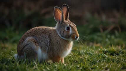 Fototapeta premium Bunny in the Grass