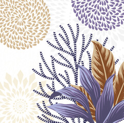 Seamless repeat print pattern. Beautiful textile digital print pattern