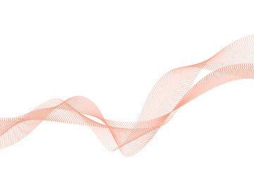 abstract orange wave background