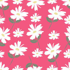 Creative collage contemporary floral seamless pattern leaf. Fashionable template for design. 